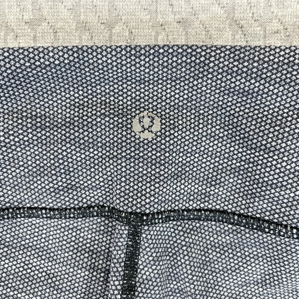 Lululemon yoga Leggings Womens Size 26 gray Bird's eye workout fitness Gym Pants
